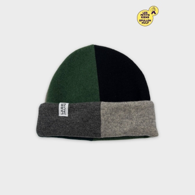 Bonnet color block Label jaune 🧣🧢