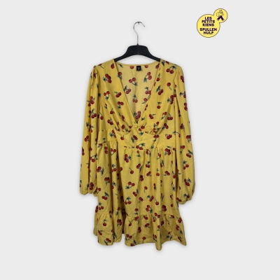 Robe jaune à cerises Shein XXL 💛