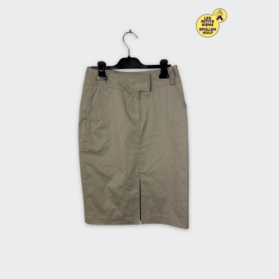 Jupe beige Caroll S 36 élégante et intemporelle