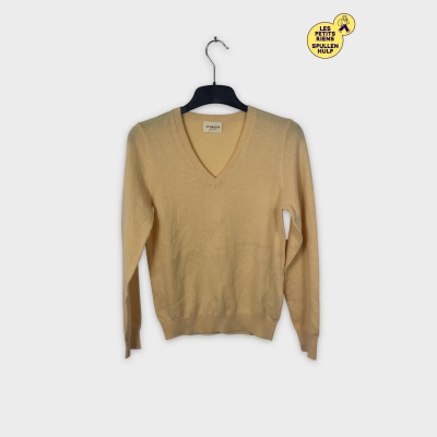 Pull maille fine beige Symbiose S 💛