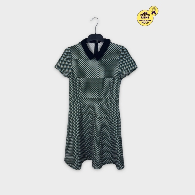 Robe géométrique bleu/jaune Mademoiselle r L 💛