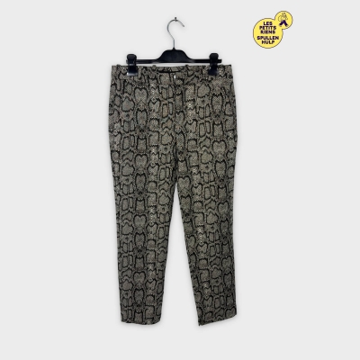 Pantalon slim serpent Zara S imprimé tendance femme