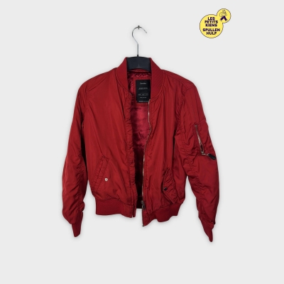 Veste Bomber rouge Bershka M 💛