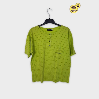 T-shirt manches courtes Kookai vert à pois L