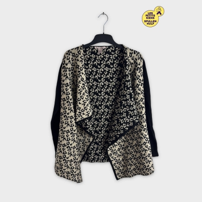 Gilet cardigan Anna field motifs animaliers M 💛