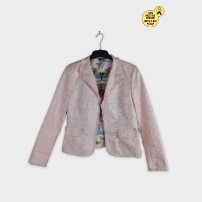 Blazer rose motif cachemire S.t.i.f.f L 40 12