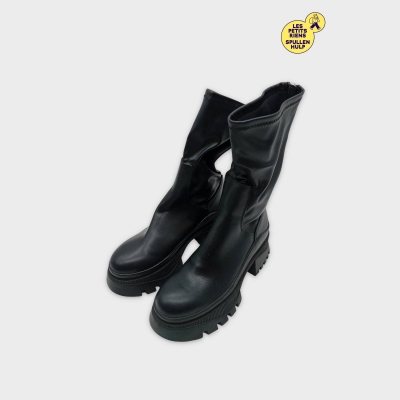 Bottines Zara noires à zip taille 39