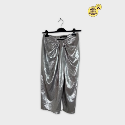 Jupe argentée Zara Woman M/38/10 💛