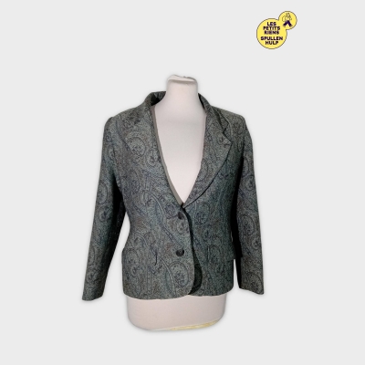 Blazer Gerard Darel Motifs Cachemire Taille M 38 (V3326)
