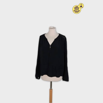 Chemisier Ikks Noir Transparent Xl (T3548)