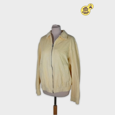 Veste Zara Jaune Velours Côtelé L (T3550)