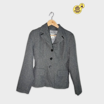 Blazer Gris Foncé La City Taille Xl 42 14 (T3556)