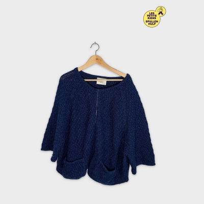 Gilet Zippé Bleu S Essentiel Antwerp (T3560)