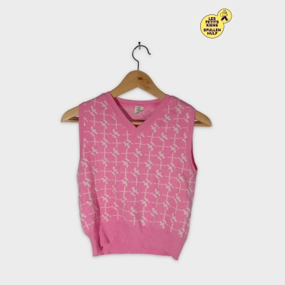 Gilet Sans Manche Urban Outfitters Rose Motifs S