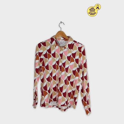 Chemisier en jersey Imprimé Géométrique S.oliver S