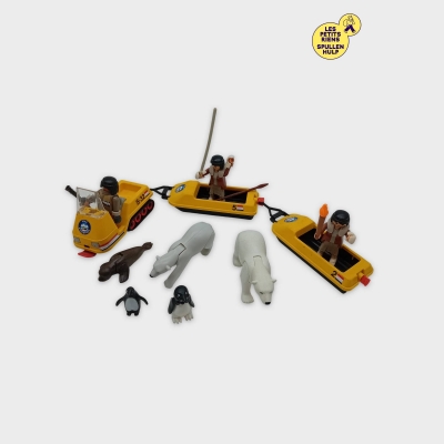 Playmobil Piste D'exploration Arctique Avec Figurines Et Animaux