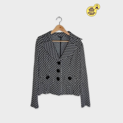 Veste Tailleur Pied De Poule Caroline Biss Xxl 44 16