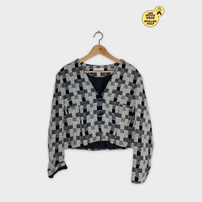 Veste Tailleur À Carreaux Un Jour Ailleurs Xl 42 14