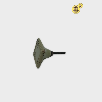 Lot De 9 Poignées De Meubles Carrées Vert D'eau