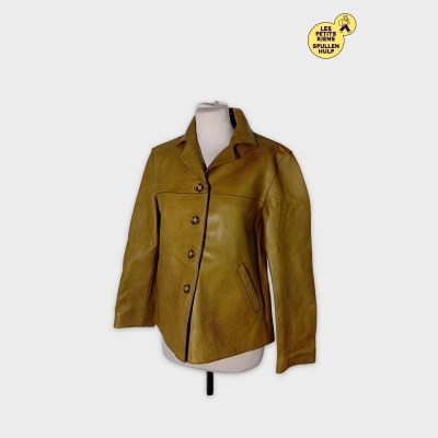 Blouson Cuir Zara M neuf