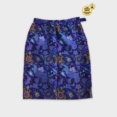 Jupe Valentino S Motifs Floraux Cachemire Vintage Chic