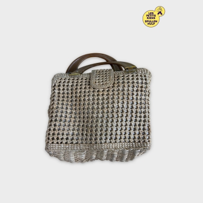 Sac à main vintage en paille tressée 🛒