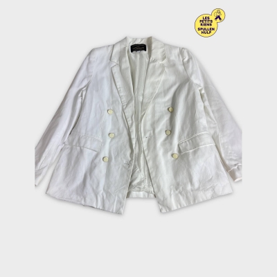 Blazer croisé blanc 🛒