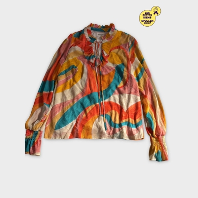 Chemisier à motifs psychédéliques Symbiose collection 🛒
