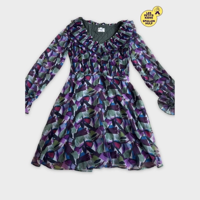 Robe plissée imprimée 🛒