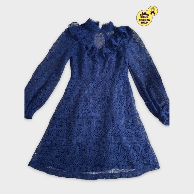Robe bleu dentelle 🛒