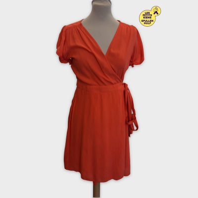 Robe Naf naf orange nouée à la taille 🛒