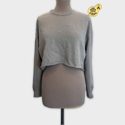 Sweat Reserved gris clair perlé 🛒