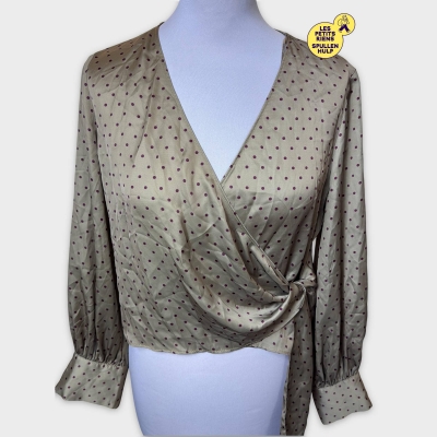 Chemisier Zara noué à pois 🛒