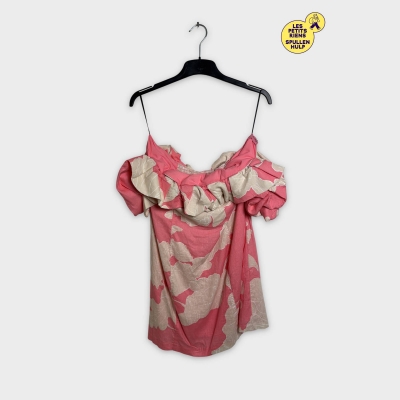 Robe H&m rose à motifs fleuris 🌸