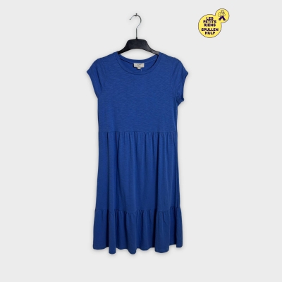 Robe Loft bleu pétrole à volants 👗