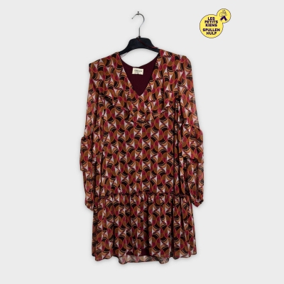 Robe Symbiose à motifs géométriques 