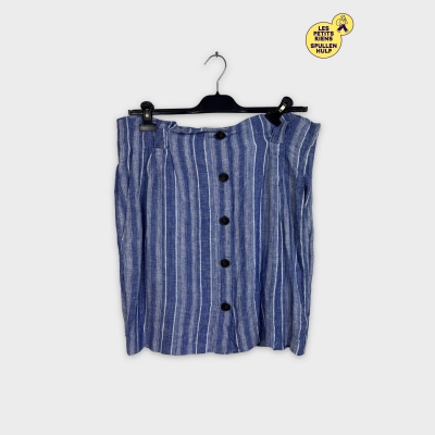 Jupe H&m rayée en lin 💙