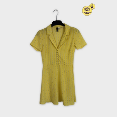 Robe chemise jaune à motifs floraux H&m 🛒