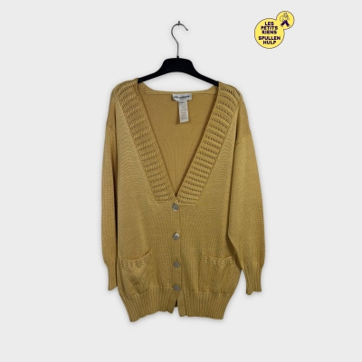 Gilet en Soie Jaune 🛒