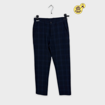 Pantalon Zara à carreaux bleu marine et bleu roi 🛒