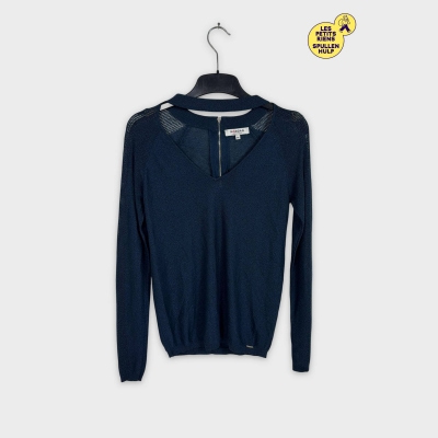Pull Maille Fine Bleu Marine Morgan 🛒
