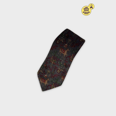 Cravate Salvatore ferragamo motif équestre 🐴