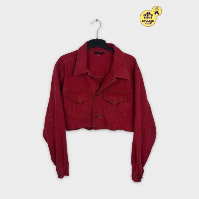 Veste en jean rouge Jinjer's 🛒