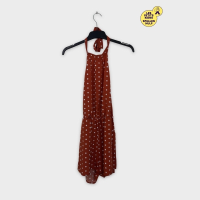 Robe d'été Shein terracotta à pois 🧡