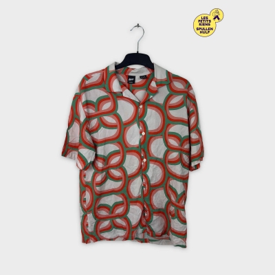 Chemise Pull&bear motifs géométriques S 