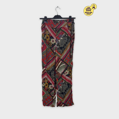 Pantalon Fluide Imprimé Patchwork Monsoon M 🌸