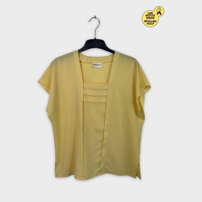 Chemisier Jaune Sommermann Vintage XL 💛