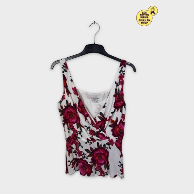 Top Morgan à fleurs roses 🌸