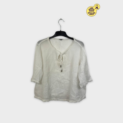 Chemisier blanc coton Caroline biss XL 🤍