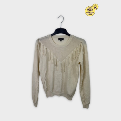 Pull Desires crème à franges M